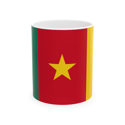 Cameroon Flag Coffee Tea Mug 11oz 15oz | Cameroonian Heritage Mug | Rep Ya Flag