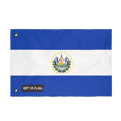 El Salvador Flag Garden Banner | Double Sided Outdoor Flag | Rep Ya Flag