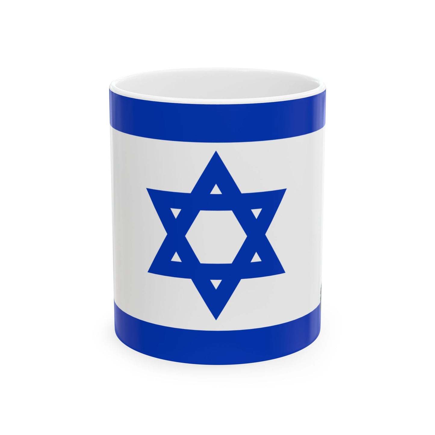 Israel Flag Coffee Tea Mug 11oz 15oz | Rep Ya Flag Ceramic Mug
