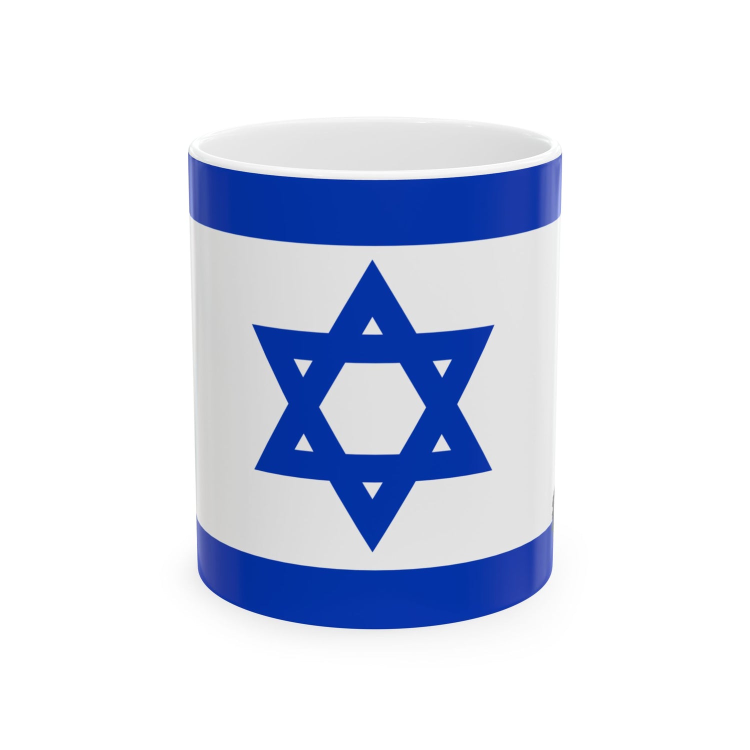 Israel Flag Coffee Tea Mug 11oz 15oz | Rep Ya Flag Ceramic Mug