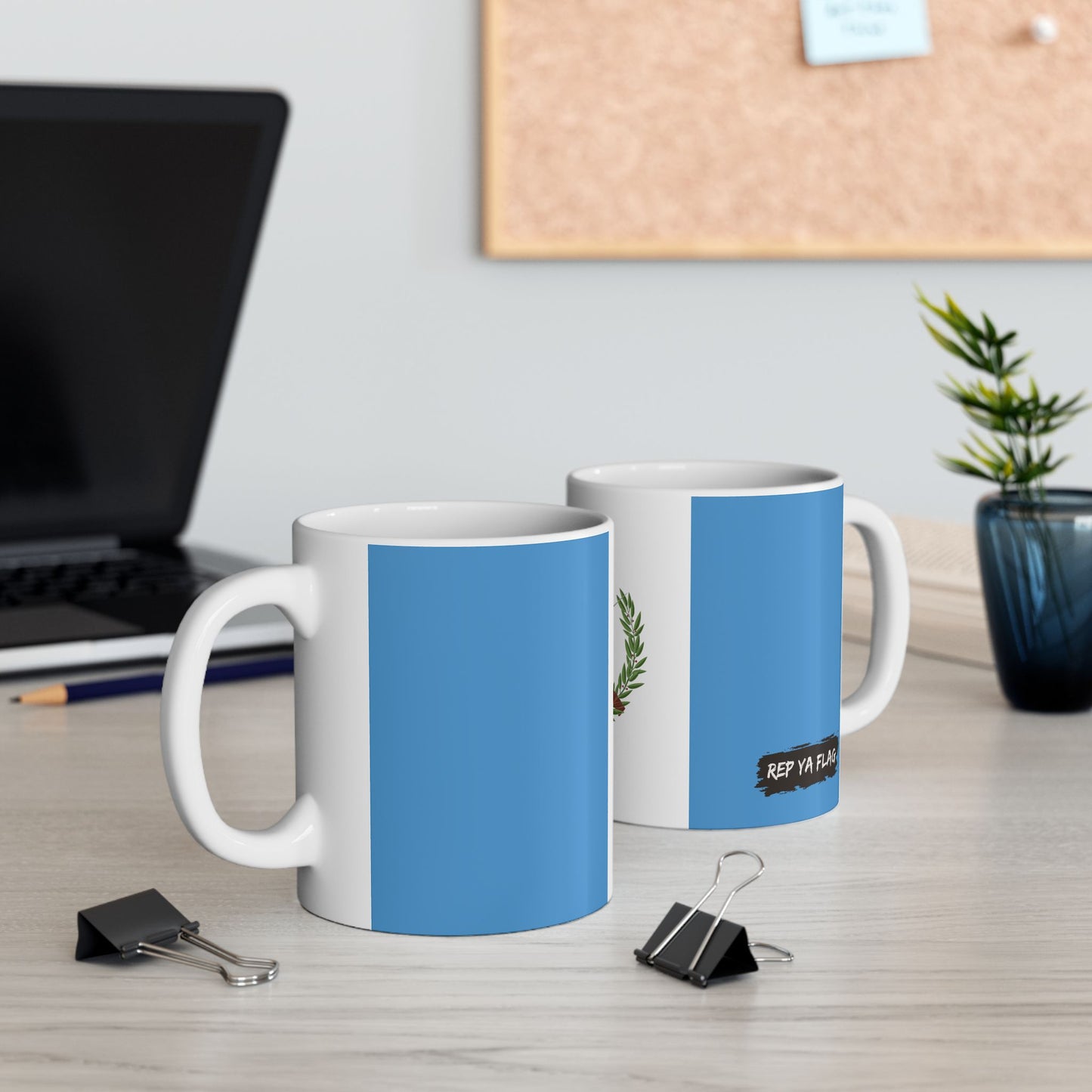 Guatemala Flag Coffee Tea Mug 11oz 15oz | Rep Ya Flag Ceramic Mug