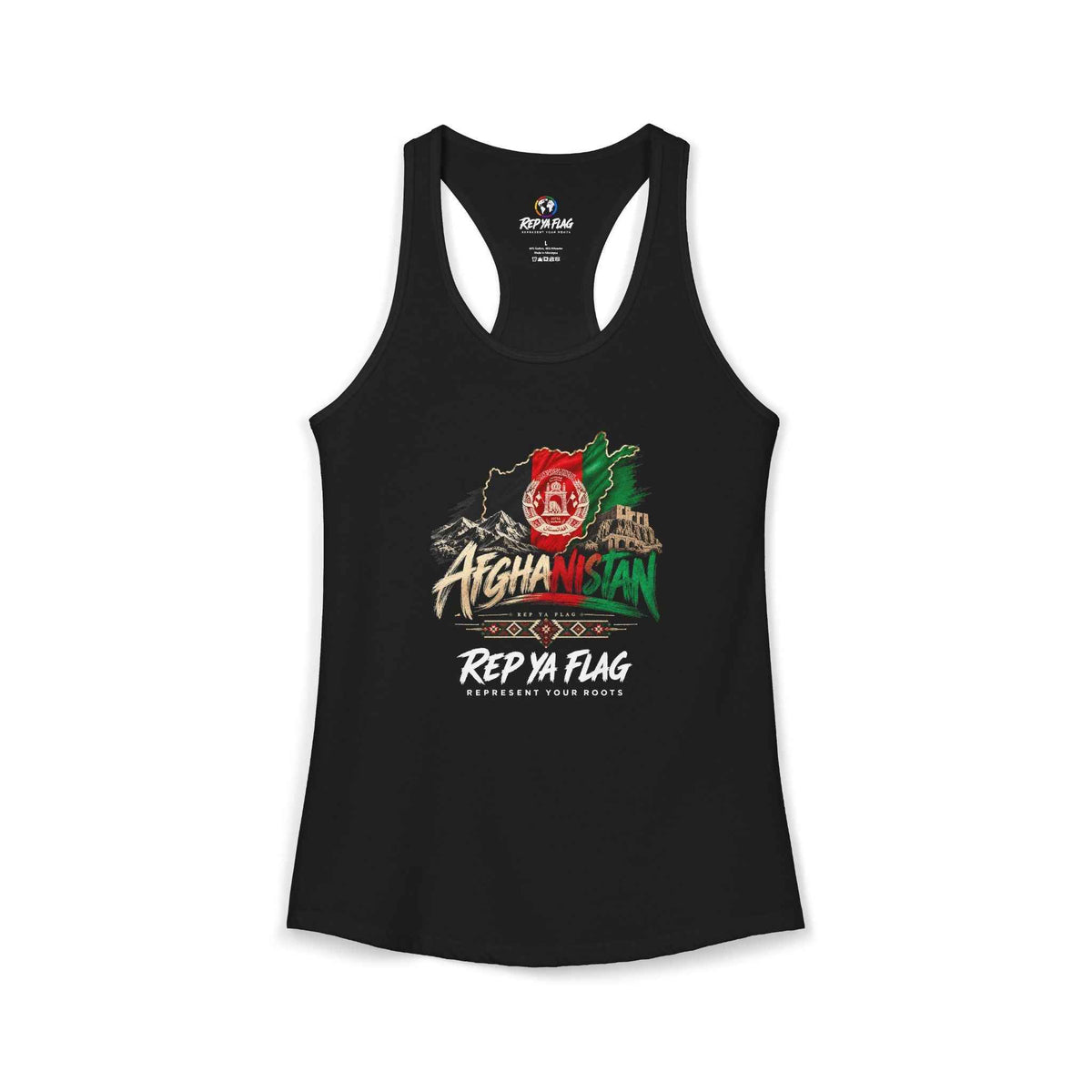 Afghanistan Women’s Racerback Tank – Lightweight Pride