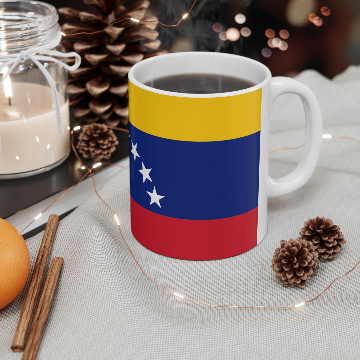 Venezuela Flag Coffee Tea Mug 11oz 15oz | Rep Ya Flag Ceramic Mug