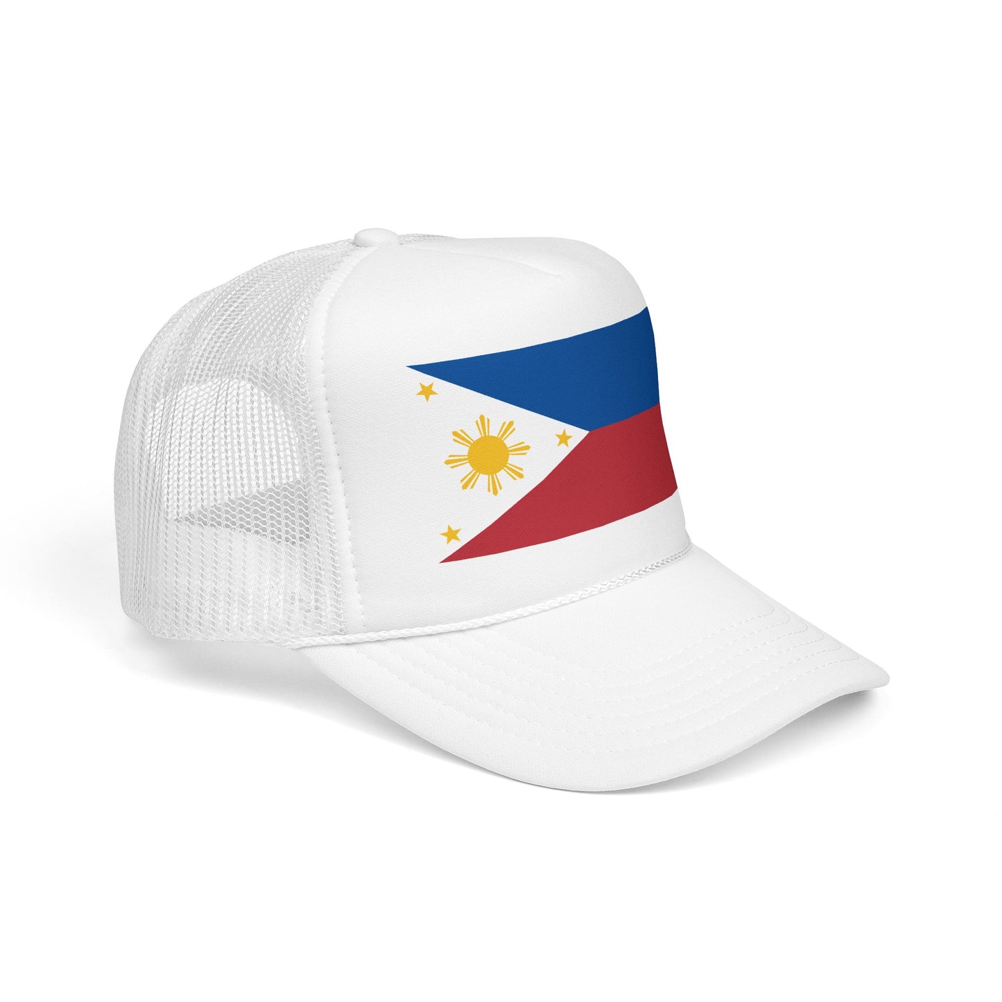 Philippines Flag Foam Trucker Hat | Filipino Pride Snapback Cap | Rep Ya Flag