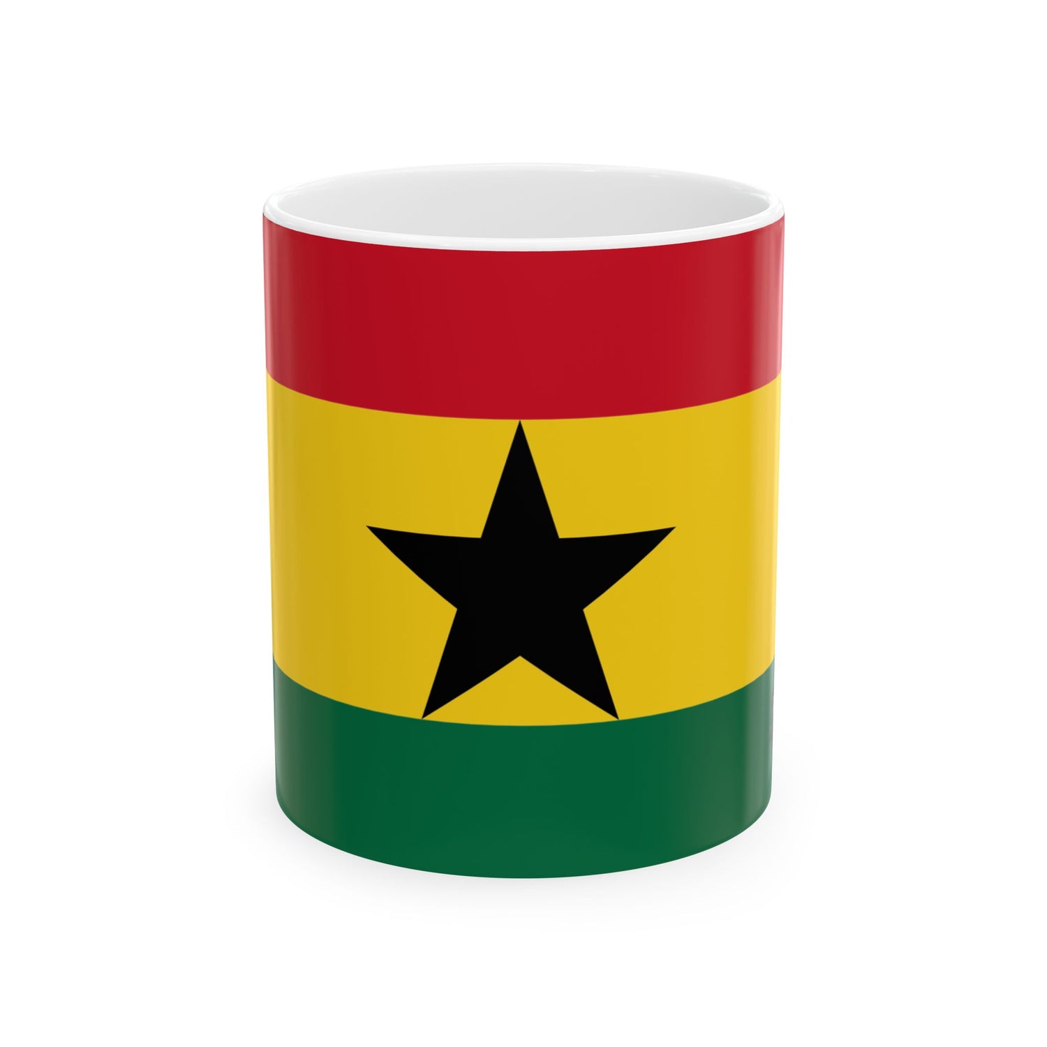 Ghana Flag Coffee Tea Mug 11oz 15oz | Rep Ya Flag Ceramic Mug