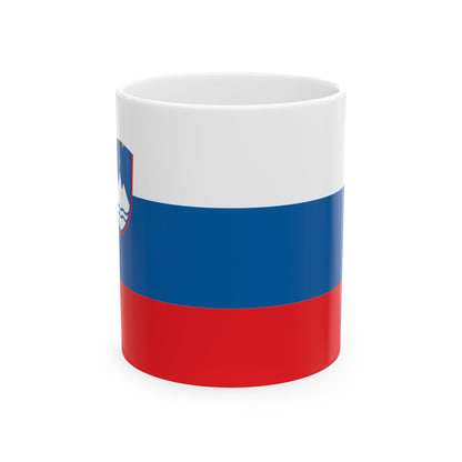 Slovenia Flag Coffee Mug 11oz & 15oz | Slovenian Heritage Ceramic Coffee Tea Mug | Rep Ya Flag