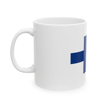 Finland Flag Coffee Tea Mug 11oz 15oz | Rep Ya Flag Ceramic Mug