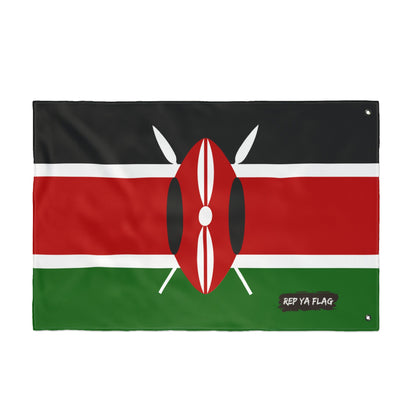 Kenya Flag Garden Banner | Double Sided Outdoor Flag | Rep Ya Flag
