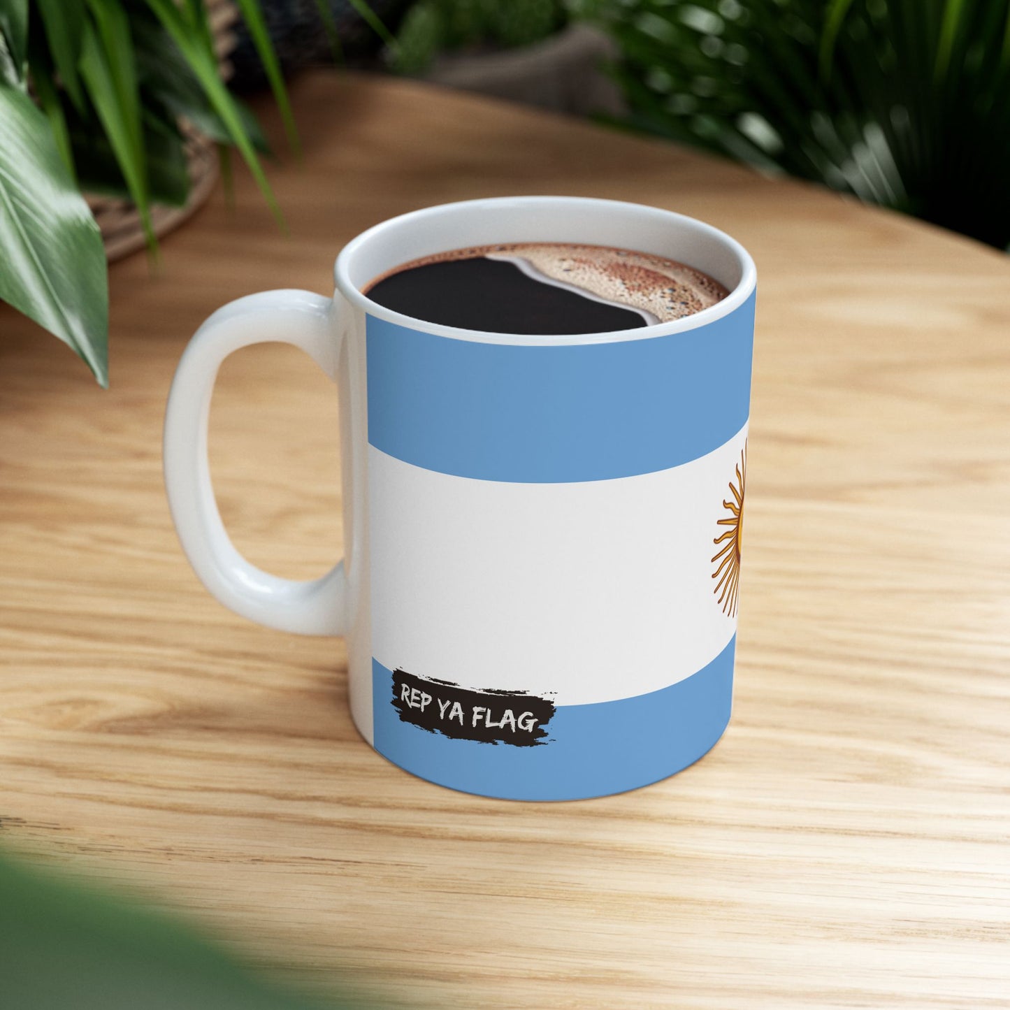 Argentina Flag Coffee Mug | Argentine Pride Ceramic Tea Mug