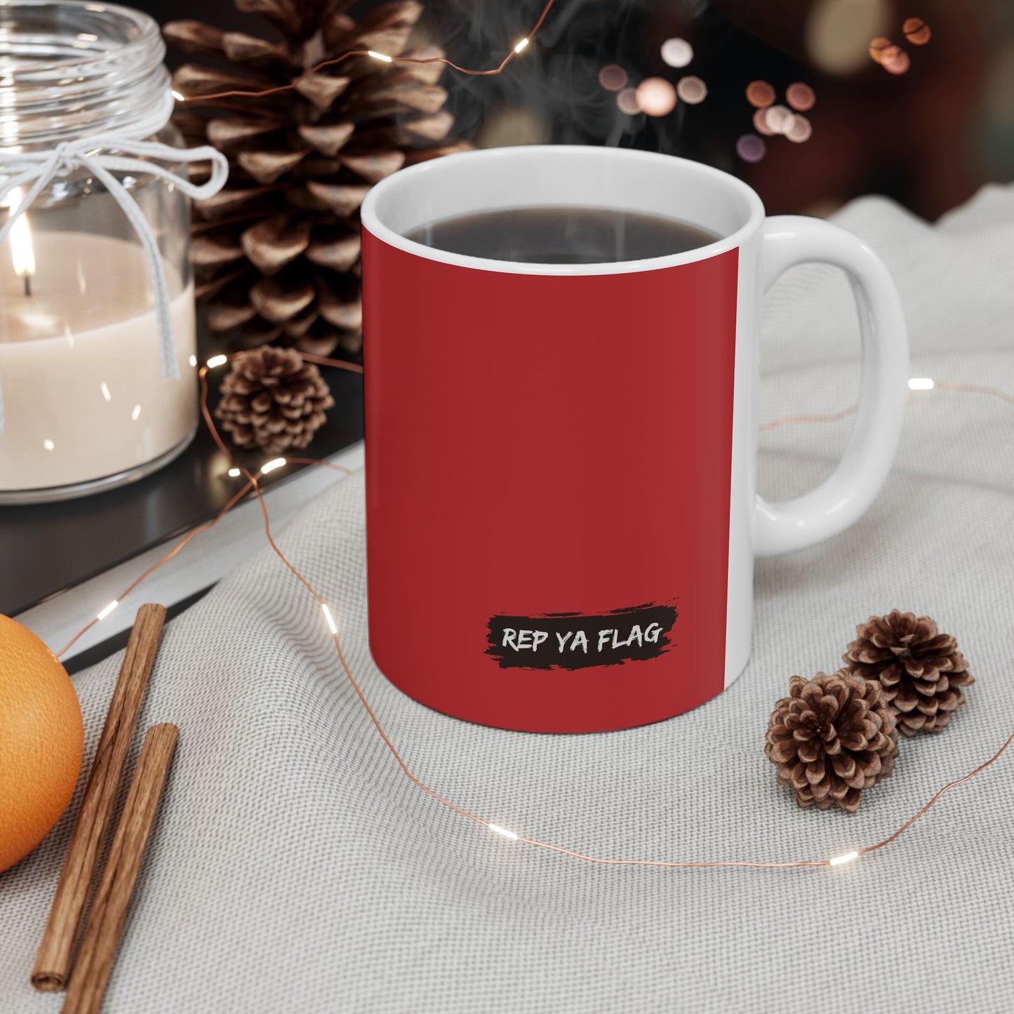 Tonga Flag Coffee Tea Mug 11oz 15oz | Rep Ya Flag Ceramic Mug