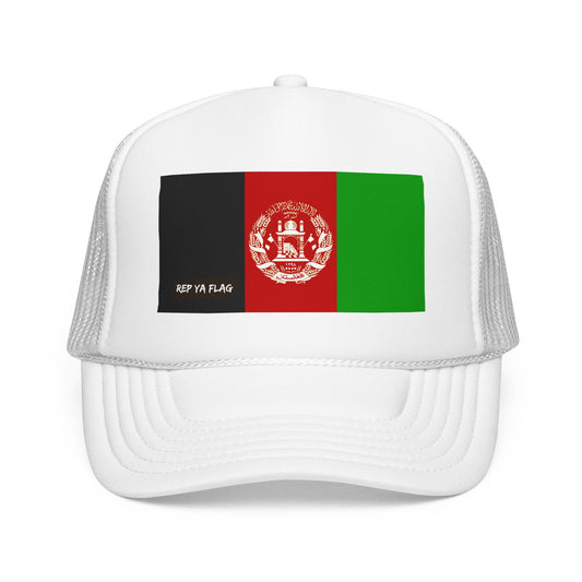 Afghanistan Flag Foam Trucker Hat – Adjustable Mesh