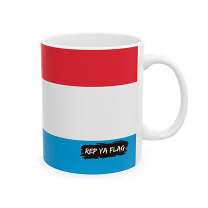 Luxembourg Flag Coffee Tea Mug 11oz 15oz | Rep Ya Flag Ceramic Mug