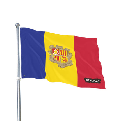 Andorra Flag Garden Banner | Double Sided Outdoor Flag | Rep Ya Flag