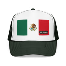 Mexico Flag Foam Trucker Hat | Mexican Pride Snapback Cap | Rep Ya Flag
