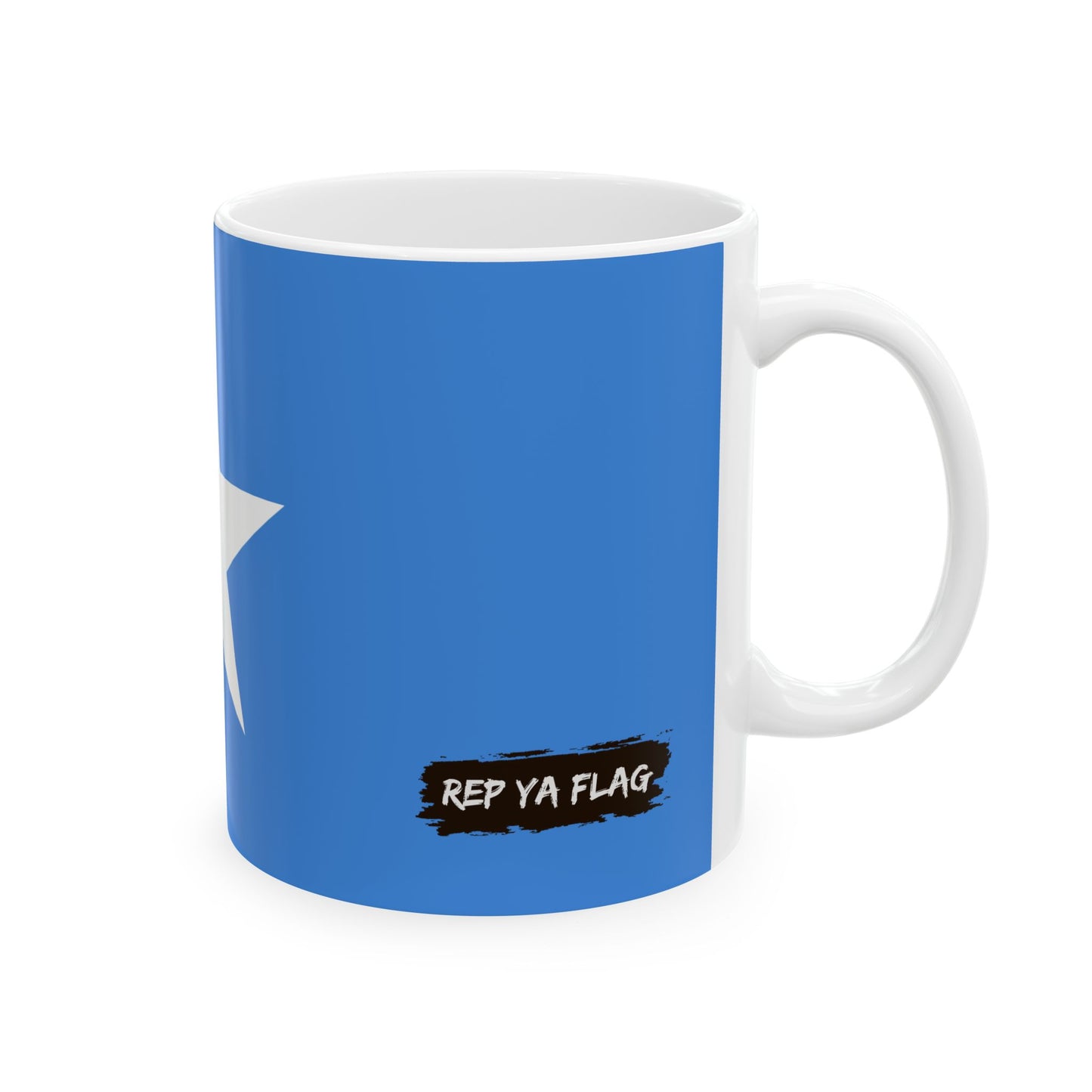 Somalia Flag Coffee Mug 11oz & 15oz | Somali Heritage Ceramic Coffee Tea Mug | Rep Ya Flag