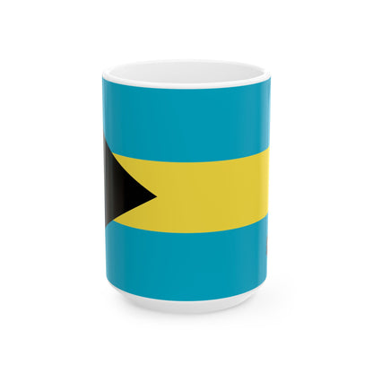 Bahamas Flag Coffee Tea Mug 11oz 15oz | Rep Ya Flag Ceramic Mug