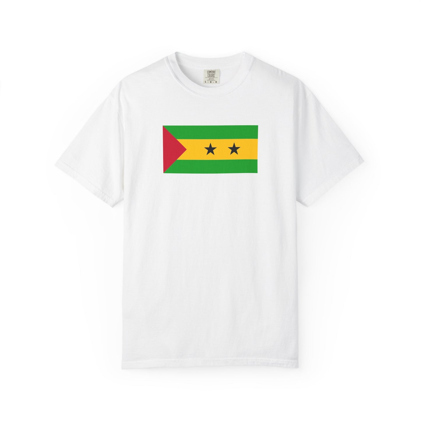 São Tomé and Príncipe Flag T Shirt | São Toméan Heritage Shirt S–4XL | Rep Ya Flag