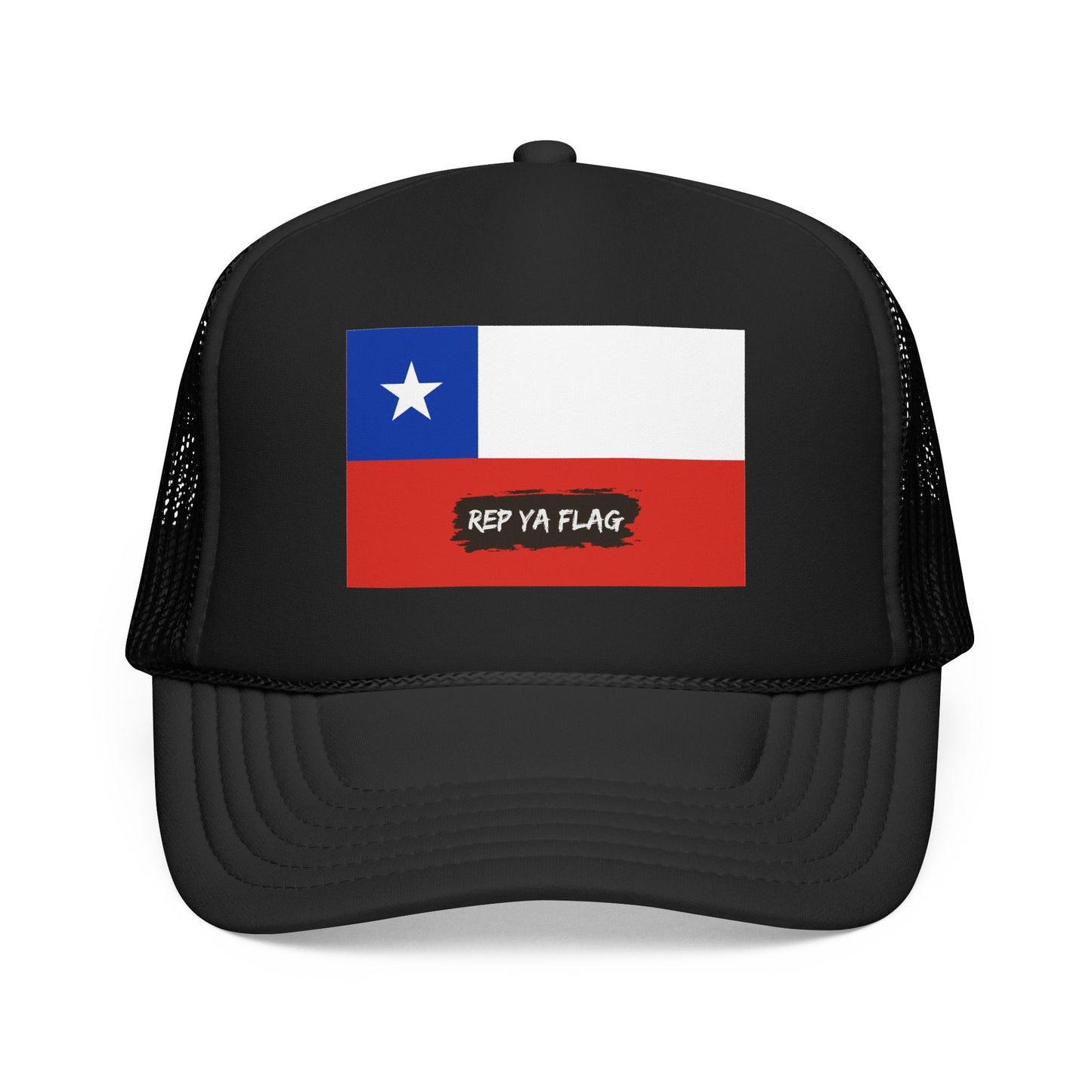 Chile Flag Foam Trucker Hat | Chilean Pride Snapback Cap | Rep Ya Flag