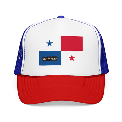 Panama Flag Foam Trucker Hat | Panamanian Pride Snapback Cap | Rep Ya Flag