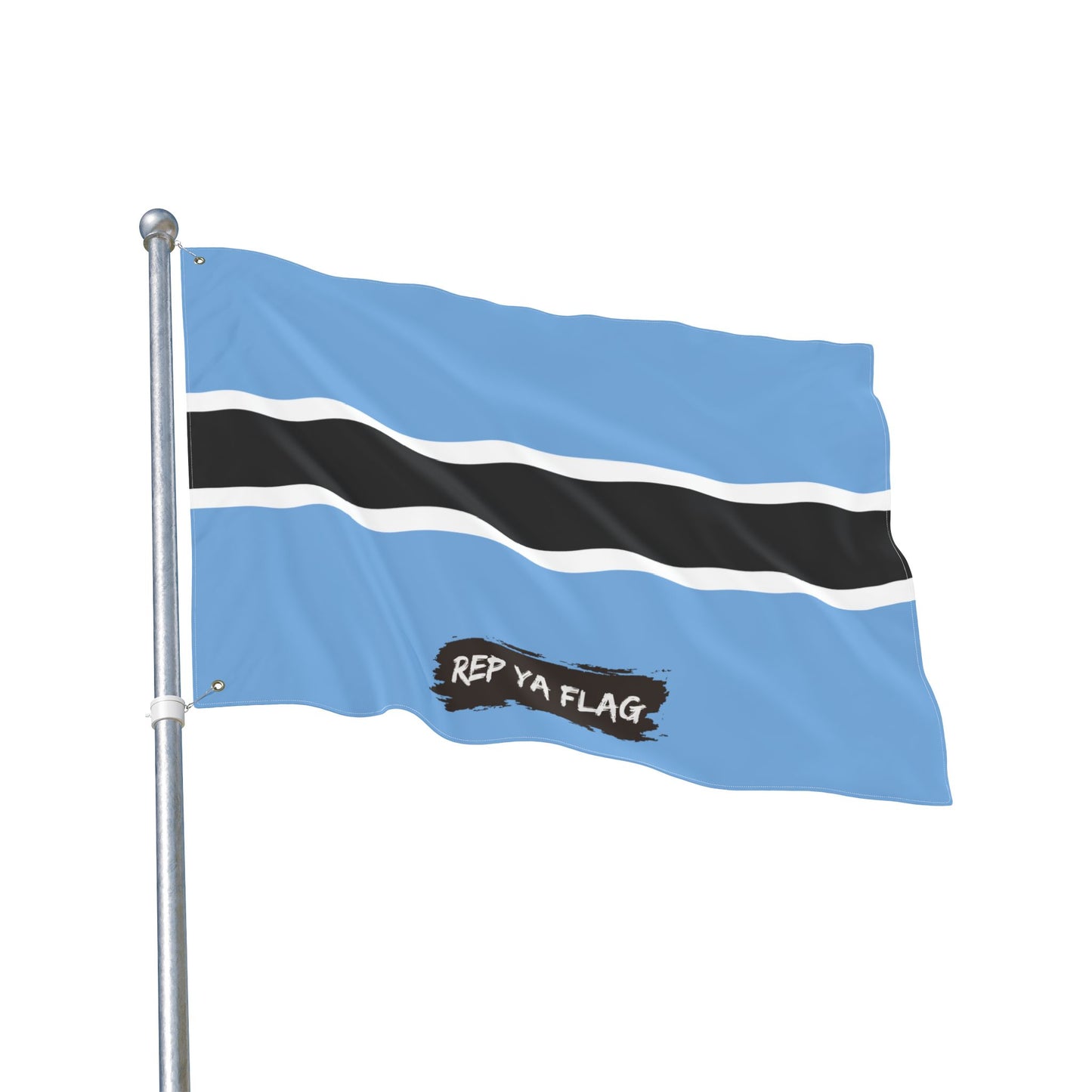 Botswana Flag Garden Banner | Double Sided Outdoor Flag | Rep Ya Flag