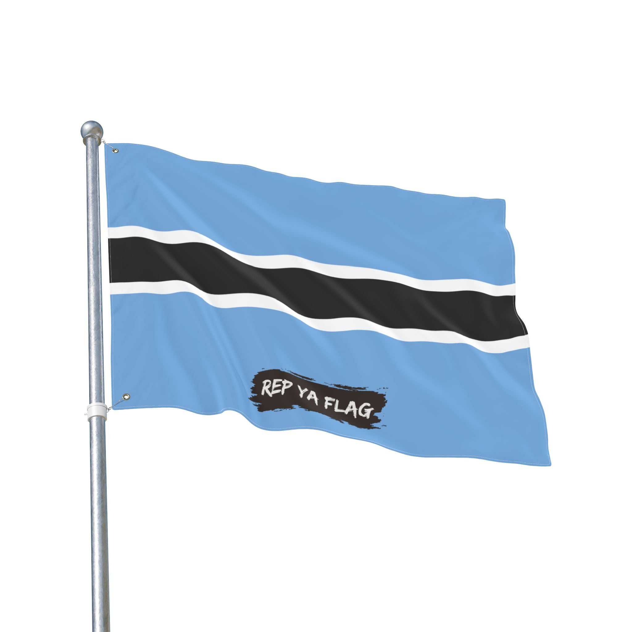 Botswana Flag Garden Banner | Double Sided Outdoor Flag | Rep Ya Flag