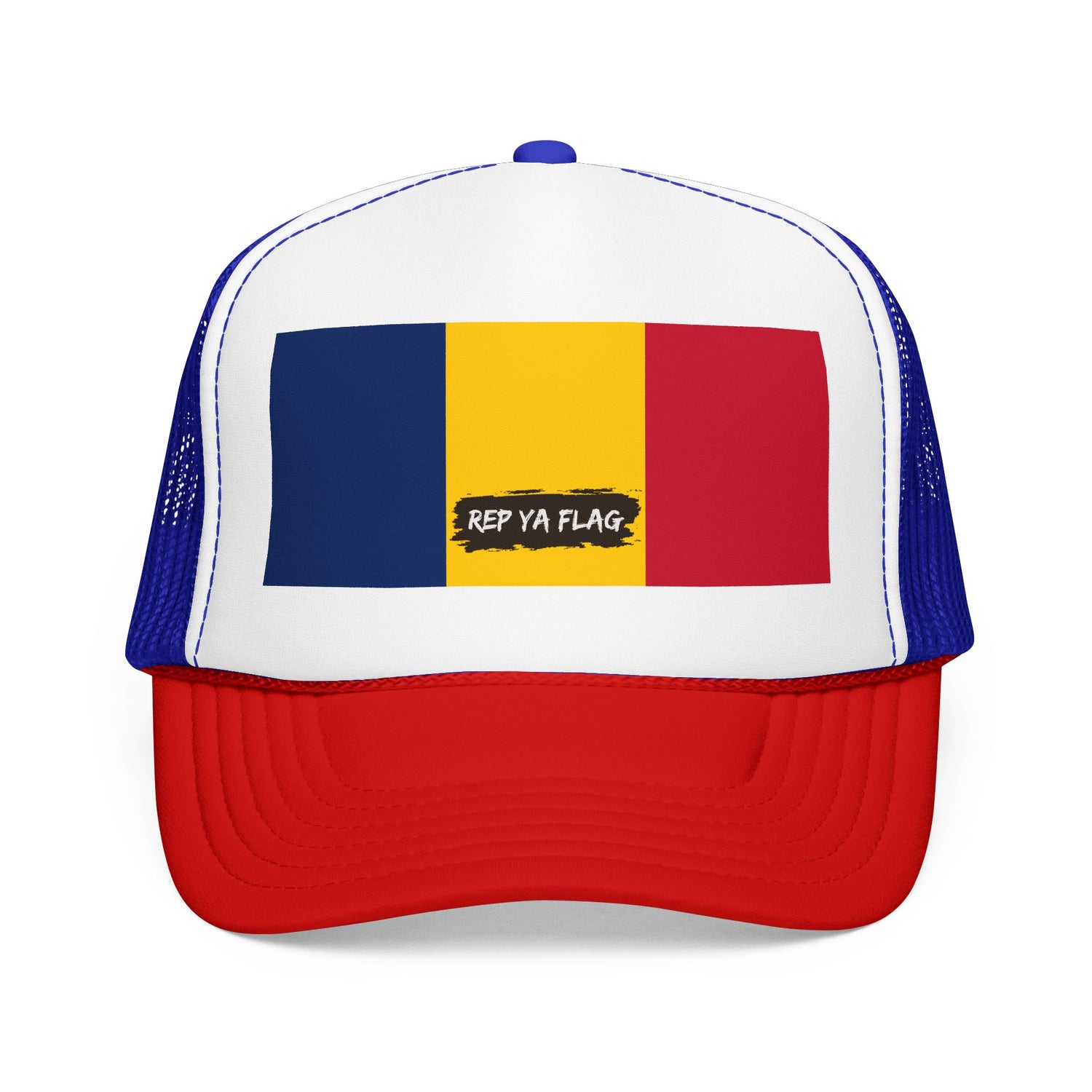 Chad Flag Foam Trucker Hat | Chadian Pride Snapback Cap | Rep Ya Flag