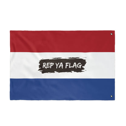 Netherlands Flag Garden Banner | Double Sided Outdoor Flag | Rep Ya Flag